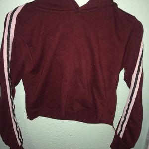 Pretty little thing cropped hoodie